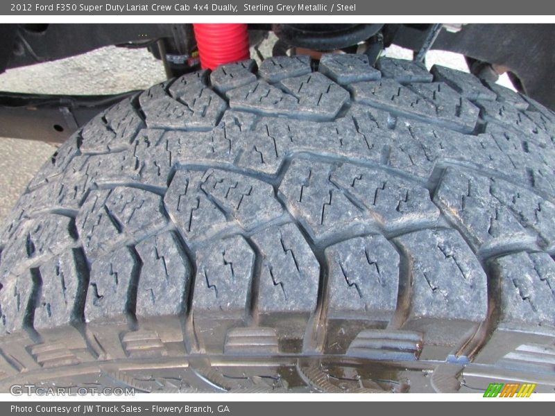 Sterling Grey Metallic / Steel 2012 Ford F350 Super Duty Lariat Crew Cab 4x4 Dually