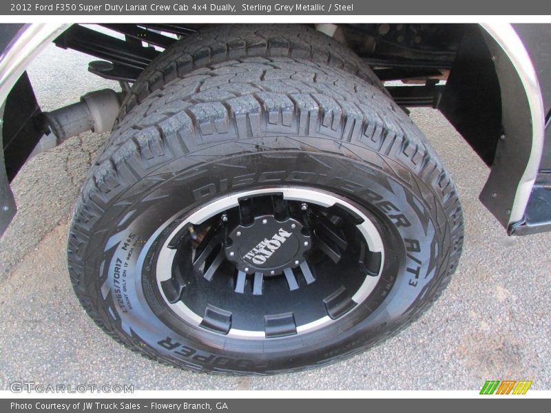 Sterling Grey Metallic / Steel 2012 Ford F350 Super Duty Lariat Crew Cab 4x4 Dually