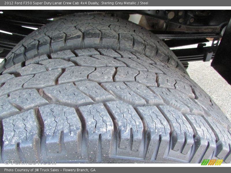 Sterling Grey Metallic / Steel 2012 Ford F350 Super Duty Lariat Crew Cab 4x4 Dually