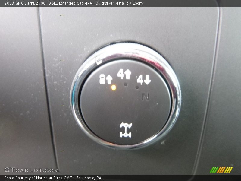 Quicksilver Metallic / Ebony 2013 GMC Sierra 2500HD SLE Extended Cab 4x4