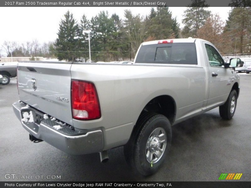 Bright Silver Metallic / Black/Diesel Gray 2017 Ram 2500 Tradesman Regular Cab 4x4