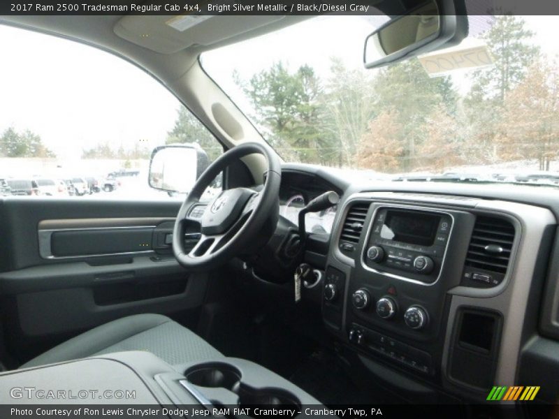 Bright Silver Metallic / Black/Diesel Gray 2017 Ram 2500 Tradesman Regular Cab 4x4