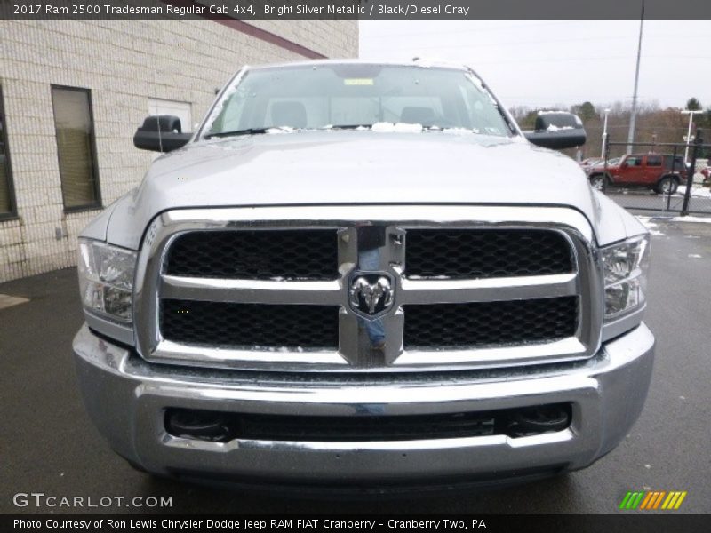 Bright Silver Metallic / Black/Diesel Gray 2017 Ram 2500 Tradesman Regular Cab 4x4