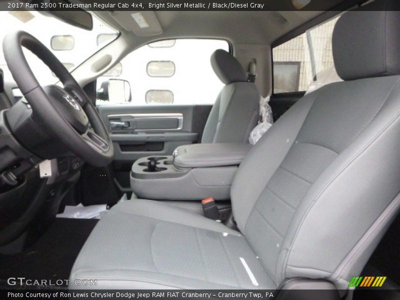 Bright Silver Metallic / Black/Diesel Gray 2017 Ram 2500 Tradesman Regular Cab 4x4