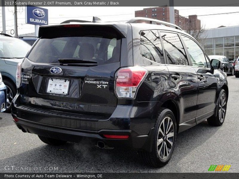 Dark Gray Metallic / Black 2017 Subaru Forester 2.0XT Premium