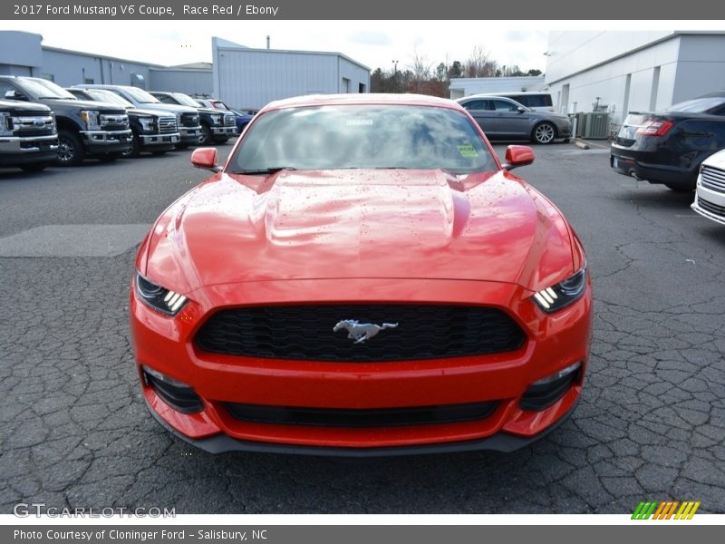 Race Red / Ebony 2017 Ford Mustang V6 Coupe