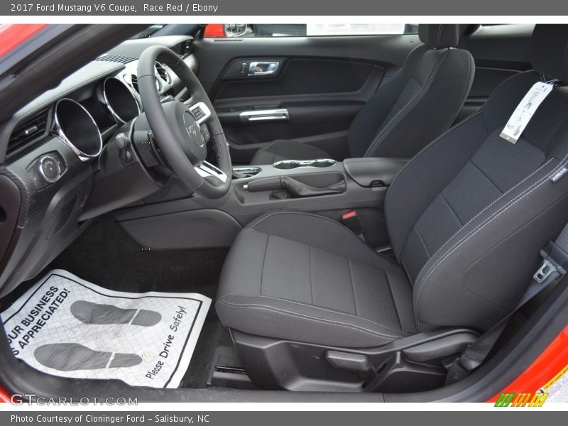 Race Red / Ebony 2017 Ford Mustang V6 Coupe