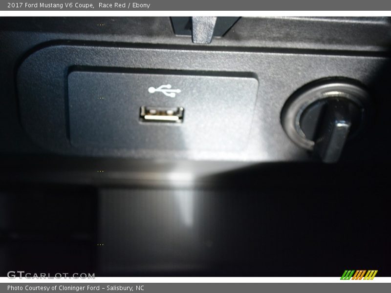 Race Red / Ebony 2017 Ford Mustang V6 Coupe