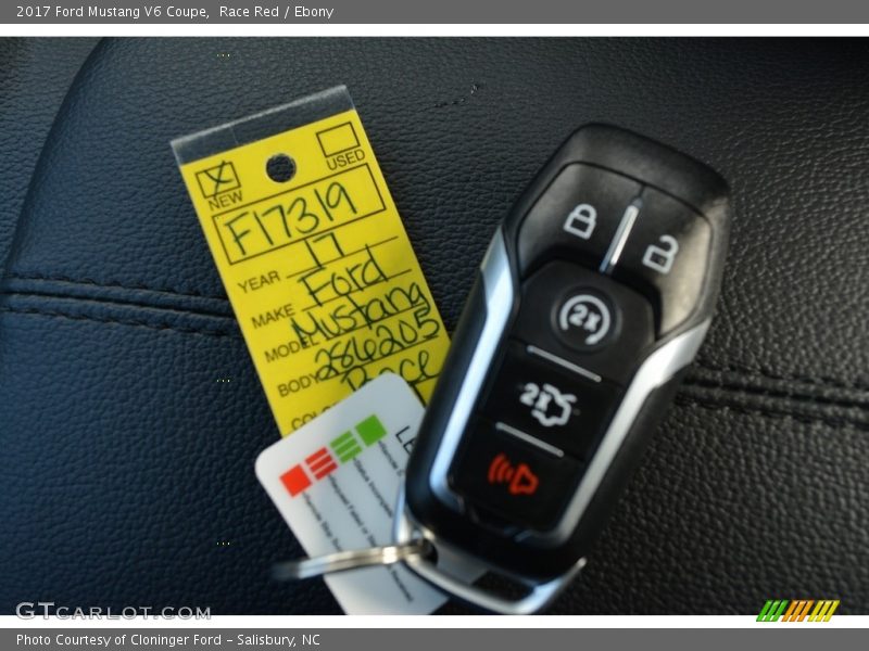 Race Red / Ebony 2017 Ford Mustang V6 Coupe