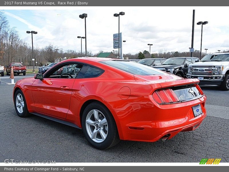 Race Red / Ebony 2017 Ford Mustang V6 Coupe