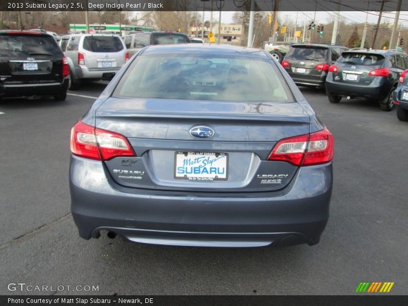 Deep Indigo Pearl / Black 2013 Subaru Legacy 2.5i