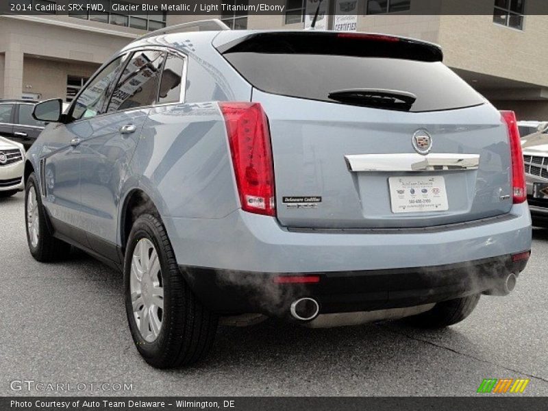 Glacier Blue Metallic / Light Titanium/Ebony 2014 Cadillac SRX FWD