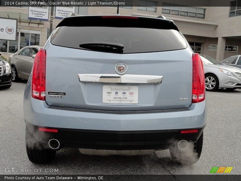 Glacier Blue Metallic / Light Titanium/Ebony 2014 Cadillac SRX FWD