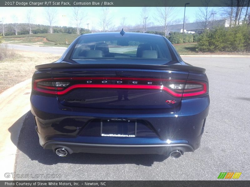 Contusion Blue / Black 2017 Dodge Charger R/T Scat Pack
