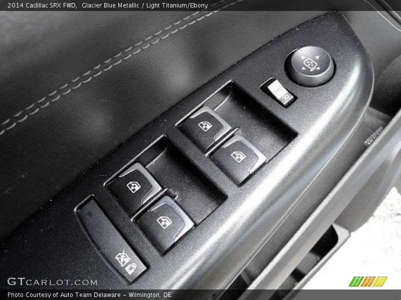 Glacier Blue Metallic / Light Titanium/Ebony 2014 Cadillac SRX FWD