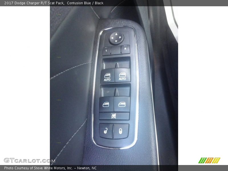 Contusion Blue / Black 2017 Dodge Charger R/T Scat Pack