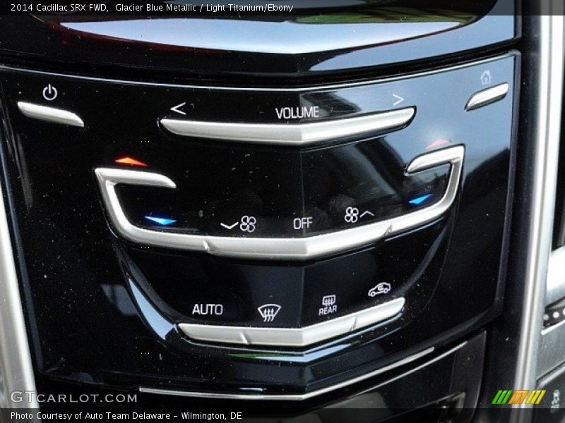 Glacier Blue Metallic / Light Titanium/Ebony 2014 Cadillac SRX FWD