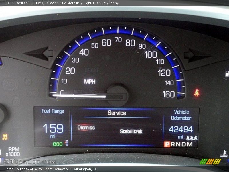  2014 SRX FWD FWD Gauges