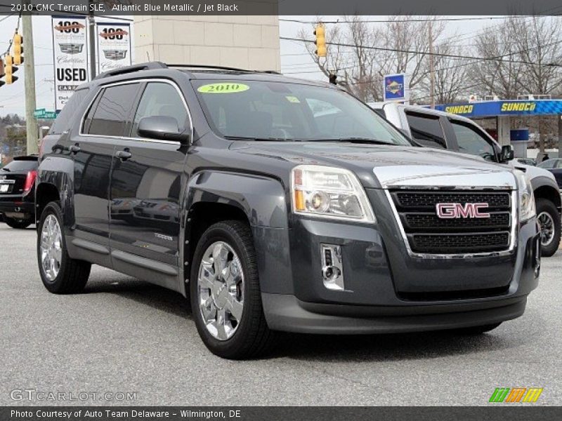 Atlantic Blue Metallic / Jet Black 2010 GMC Terrain SLE