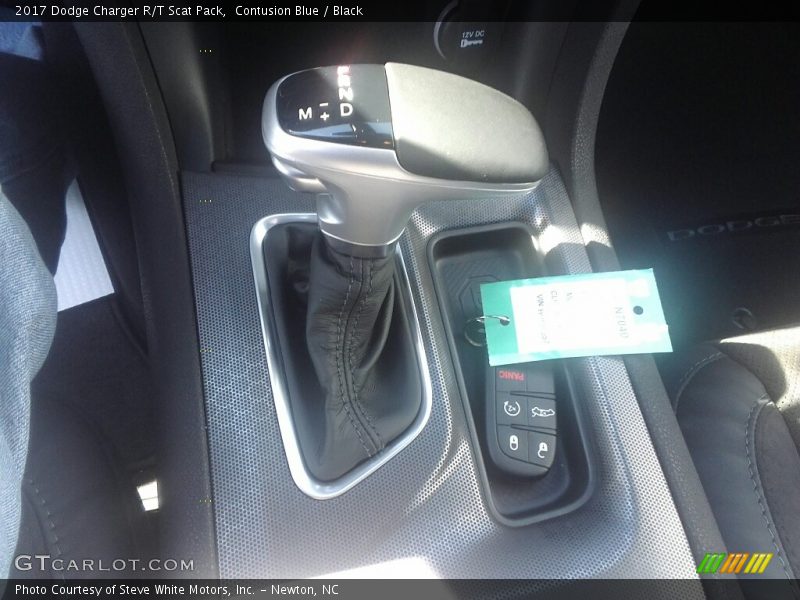 Contusion Blue / Black 2017 Dodge Charger R/T Scat Pack