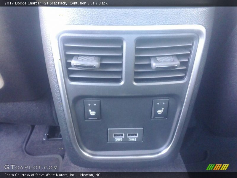 Contusion Blue / Black 2017 Dodge Charger R/T Scat Pack