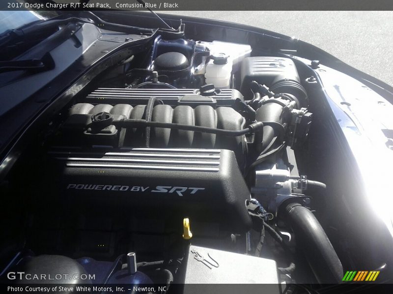 Contusion Blue / Black 2017 Dodge Charger R/T Scat Pack
