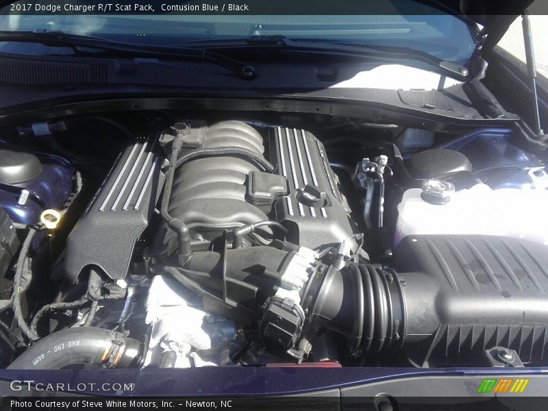 Contusion Blue / Black 2017 Dodge Charger R/T Scat Pack