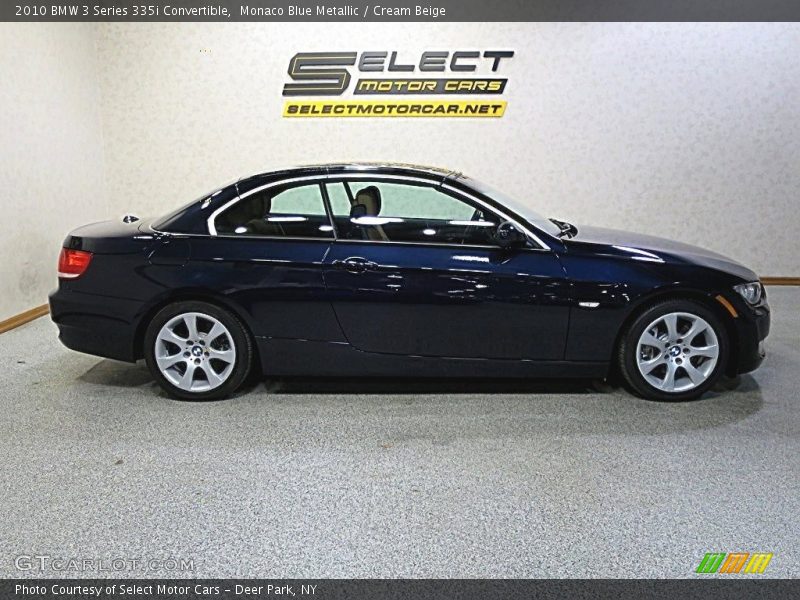 Monaco Blue Metallic / Cream Beige 2010 BMW 3 Series 335i Convertible