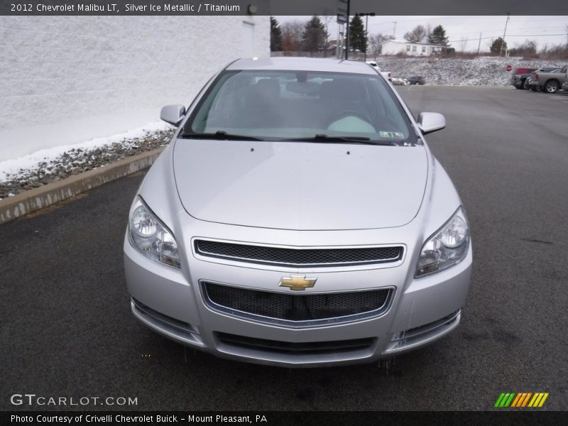 Silver Ice Metallic / Titanium 2012 Chevrolet Malibu LT