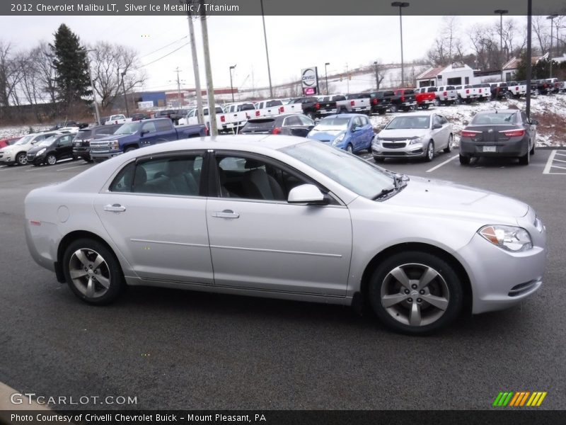 Silver Ice Metallic / Titanium 2012 Chevrolet Malibu LT