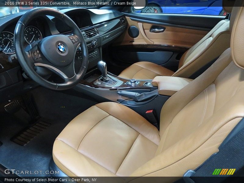 Monaco Blue Metallic / Cream Beige 2010 BMW 3 Series 335i Convertible