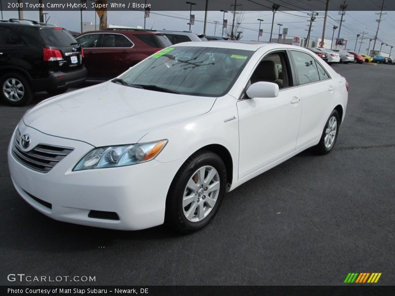Super White / Bisque 2008 Toyota Camry Hybrid