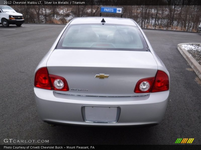 Silver Ice Metallic / Titanium 2012 Chevrolet Malibu LT
