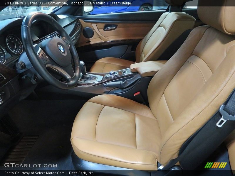 Monaco Blue Metallic / Cream Beige 2010 BMW 3 Series 335i Convertible