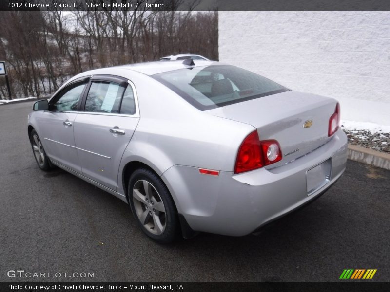 Silver Ice Metallic / Titanium 2012 Chevrolet Malibu LT