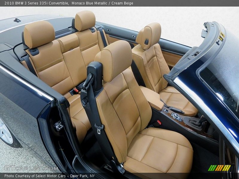 Monaco Blue Metallic / Cream Beige 2010 BMW 3 Series 335i Convertible
