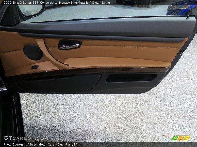 Monaco Blue Metallic / Cream Beige 2010 BMW 3 Series 335i Convertible