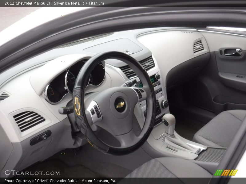 Silver Ice Metallic / Titanium 2012 Chevrolet Malibu LT
