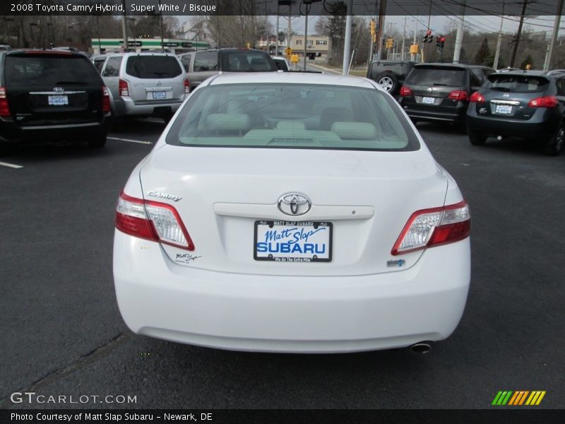 Super White / Bisque 2008 Toyota Camry Hybrid