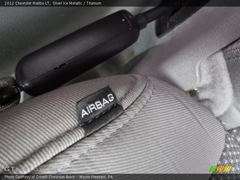 Silver Ice Metallic / Titanium 2012 Chevrolet Malibu LT