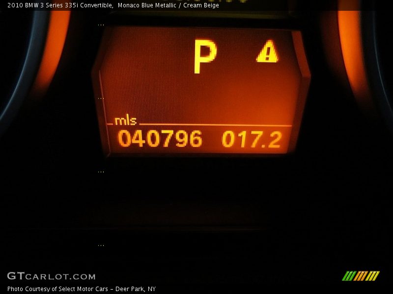 Monaco Blue Metallic / Cream Beige 2010 BMW 3 Series 335i Convertible