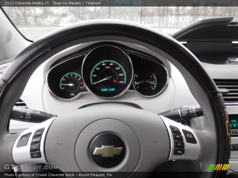 Silver Ice Metallic / Titanium 2012 Chevrolet Malibu LT