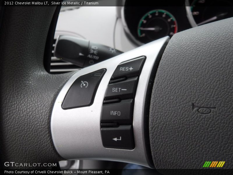 Silver Ice Metallic / Titanium 2012 Chevrolet Malibu LT