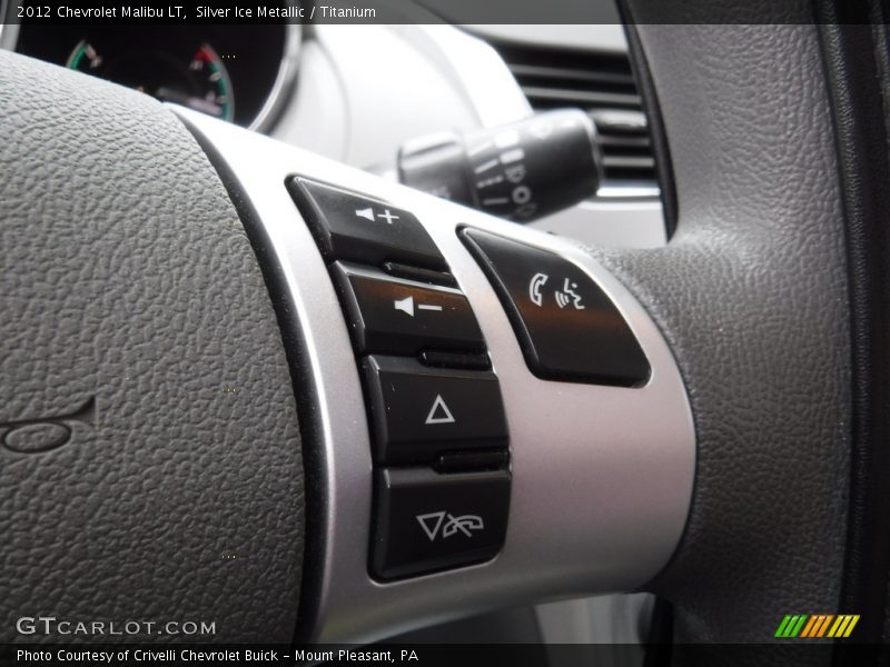 Silver Ice Metallic / Titanium 2012 Chevrolet Malibu LT