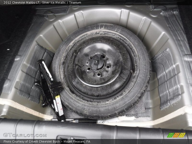 Silver Ice Metallic / Titanium 2012 Chevrolet Malibu LT