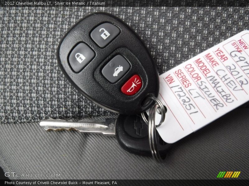 Silver Ice Metallic / Titanium 2012 Chevrolet Malibu LT