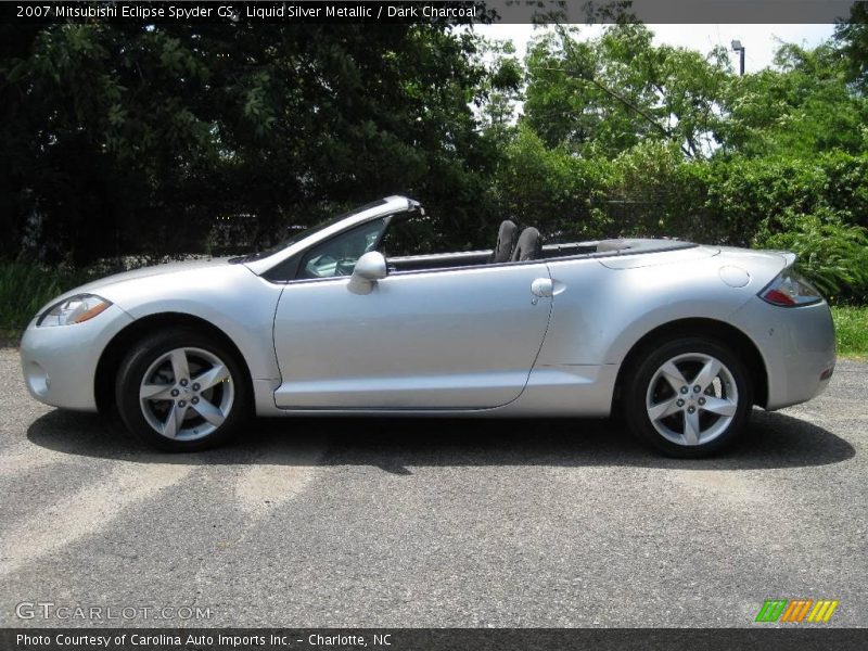 Liquid Silver Metallic / Dark Charcoal 2007 Mitsubishi Eclipse Spyder GS