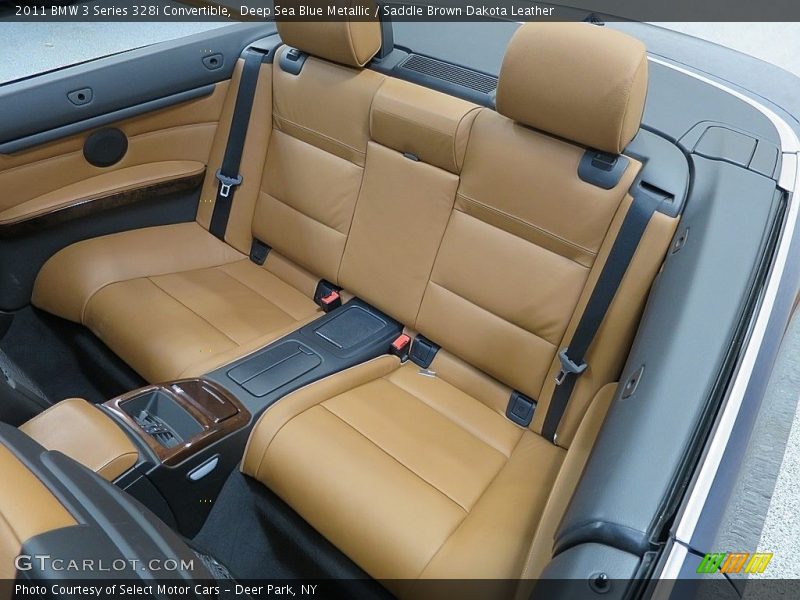 Deep Sea Blue Metallic / Saddle Brown Dakota Leather 2011 BMW 3 Series 328i Convertible