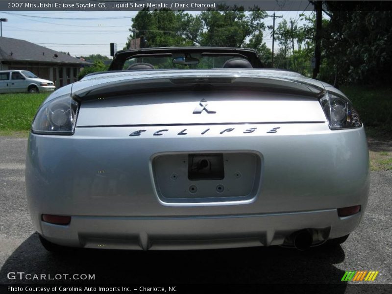 Liquid Silver Metallic / Dark Charcoal 2007 Mitsubishi Eclipse Spyder GS