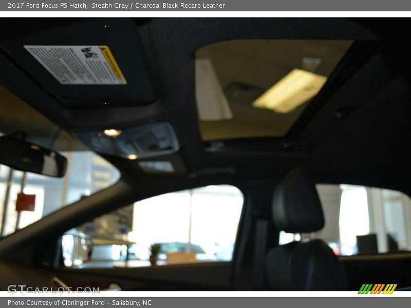 Stealth Gray / Charcoal Black Recaro Leather 2017 Ford Focus RS Hatch